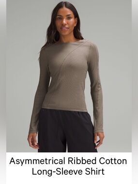 Lululemon Ribbed Long-Sleeve Shirt